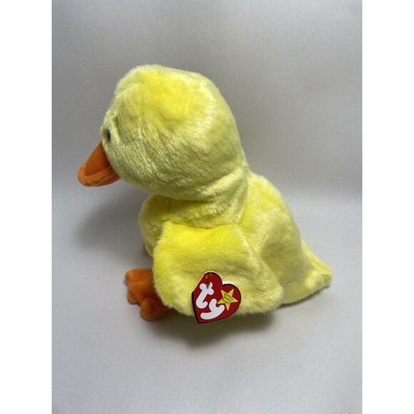 Ty Classic Quackers the Yellow Duck 2000 EUC With Paper Hang Tag - Picture 4 of 10